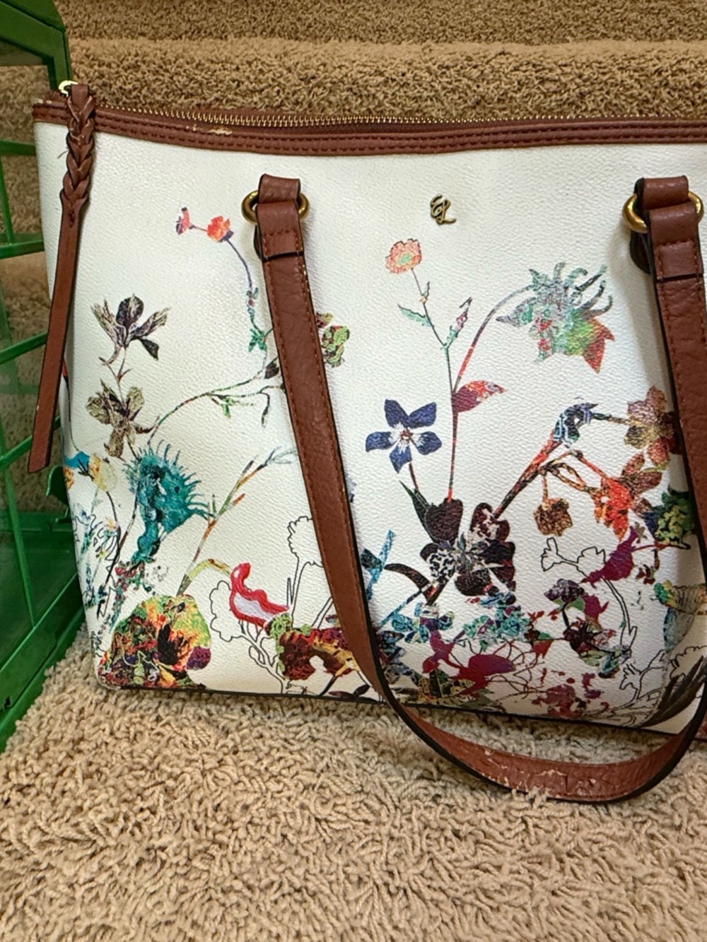 Elliott Lucca Floral Aria Bouquet Large Tote - Picture 2 of 6